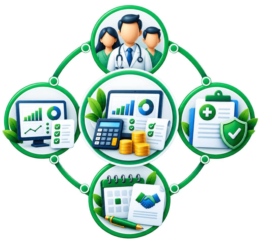 Healthcare Analytics Hub Infographic